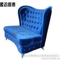 达维德绒布艺沙发家具 现代简约布艺  欧式 客厅沙发 品牌SP212