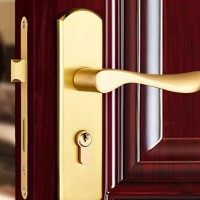 马牌锁业 现代简约纯铜门锁房门锁高防盗室内锁实木门锁