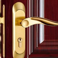 马牌 现代简约纯铜门锁全铜室内门锁 卧室房门锁别墅门锁